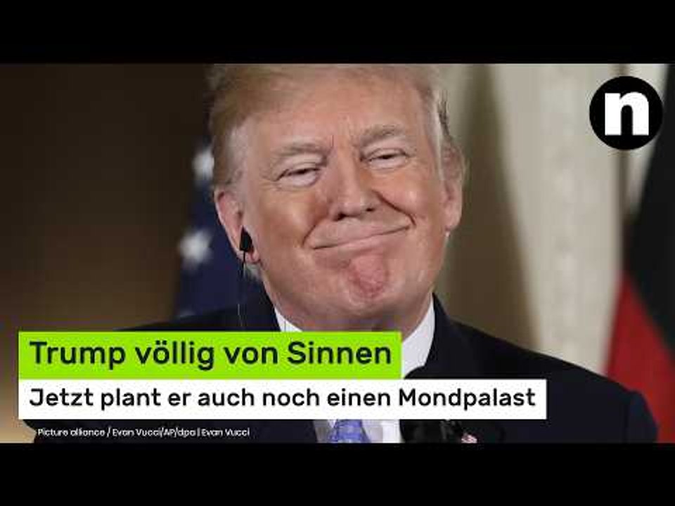 Donald Trump: Trump völlig von Sinnen - jetzt plant er auch noch einen Mondpalast