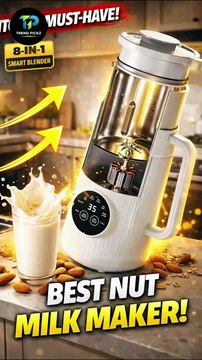 8-in-1 Nut Milk Maker Machine | Almond, Soy & Oat Milk Maker