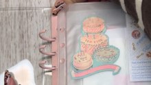 Creator turns a journal's pages into a delightful dessert-inspired design