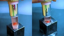 Melting Clear Lipstick on a HOT CUBE | Cosmic Destruction ASMR