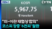 "미-이란 재협상 합의"...코스피 장중 '6천피' 탈환 / YTN