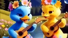 Two Ducks Dancing with Guitar | Red & Blue Balls Fun | Kids Cartoon HD 2026 #kids