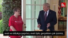 Trump, Beyaz Saraya burger siparişi verdi yaşlı kadın kuryeye 100 dolar bahşiş verdi