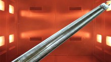 1065mm 3500w Twin tube infrared medium wave emitter