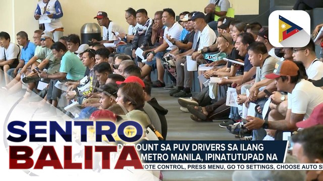 Special payout sa tricycle at jeepney drivers sa Metro Manila, umarangkada na; bigtime oil price rollback at P10 fuel discount sa PUV drivers, ipinatutupad na | ulat ni JM Thompson