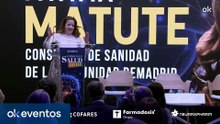 Intervención de Fátima Matute, consejera de Sanidad de la Comunidad de Madrid, en las VI Jornadas de OKSALUD
