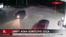 Bursa'da drift atan sürücüye 140 bin TL ceza kesildi