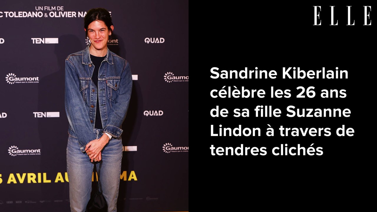 Sandrine Kiberlain célèbre les 26 ans de sa fille Suzanne Lindon à travers de tendres clichés