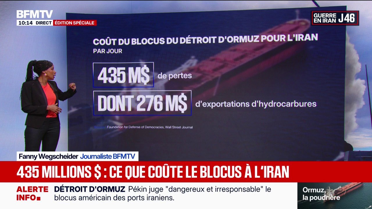 LES ÉCLAIREURS - le blocus américain du détroit d’Ormuz pourrait coûter à l’Iran près de 435 millions de dollars par jour
