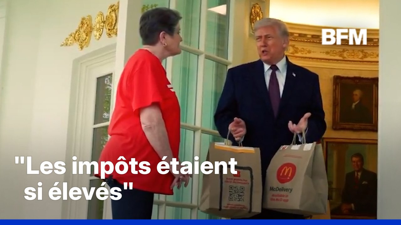 La Maison Blanche met en scène livraison d'un repas pour promouvoir une loi de Donald Trump