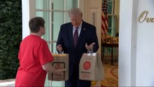 El incómodo momento de esta repartidora de McDonald’s con Trump: "Creo que me votaste, ¿verdad?"