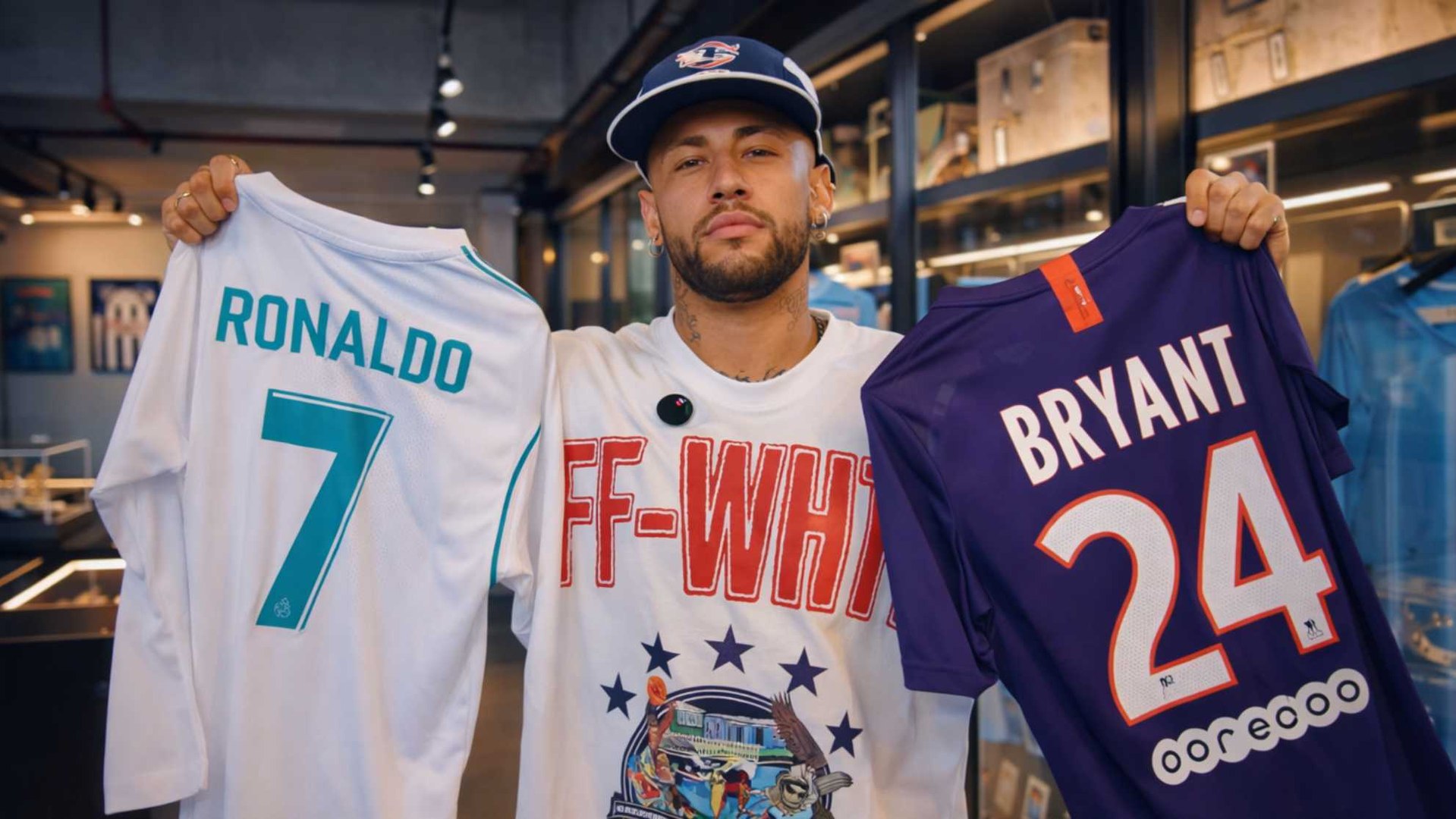 El bonito homenaje de Neymar a Kobe Bryant y su confesión cobre Cristiano: "Es una bestia"