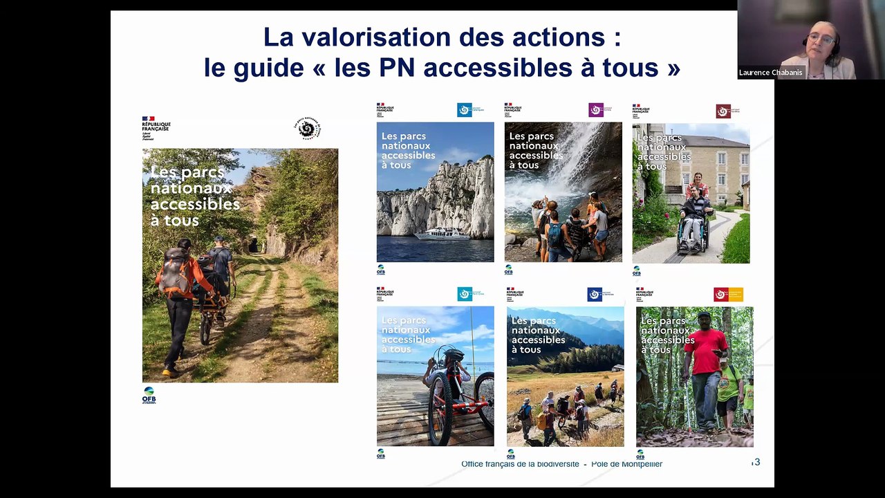 Webinaire #3 : Politique d'accessibilité et actions portées par les parcs nationaux
