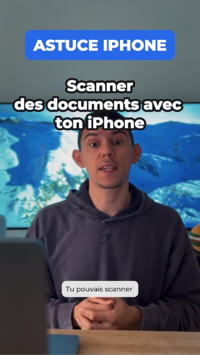💡 ASTUCE APPLE : scanner des documents avec ton iPhone ✅ #apple #iphone #astuces #iphonetips #ios26