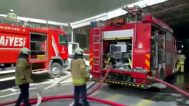 İstanbul'da sanayi sitesinde büyük yangın