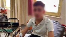 Lisedeki silahlı saldırıda yaralanan çocuk o anları anlattı
