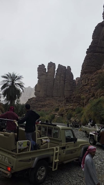 Peaceful Nature Scene in Wadi Disah Tabuk Saudi Arabia