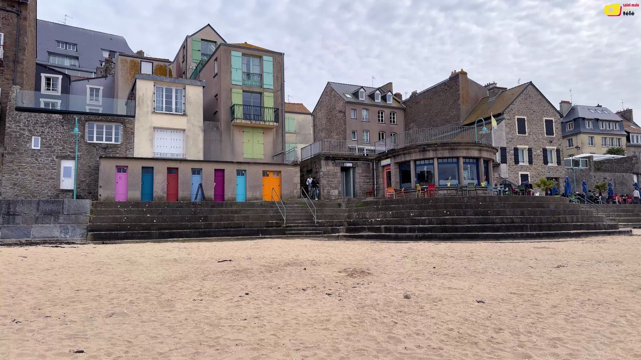 Saint-Malo  | Plage des Bas-Sablons | Saint-Malo Bretagne Télé