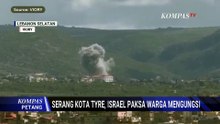 Serangan Udara Israel Sasar Kota Tyre di Lebanon Selatan, Warga Terpaksa Dievakuasi