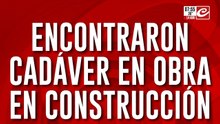 Encontraron cadáver oculto en la pared de una obra en construcción
