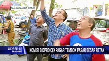 Komisi B Desak Pemkot Malang Segera Perbaiki Pagar Pasar Besar