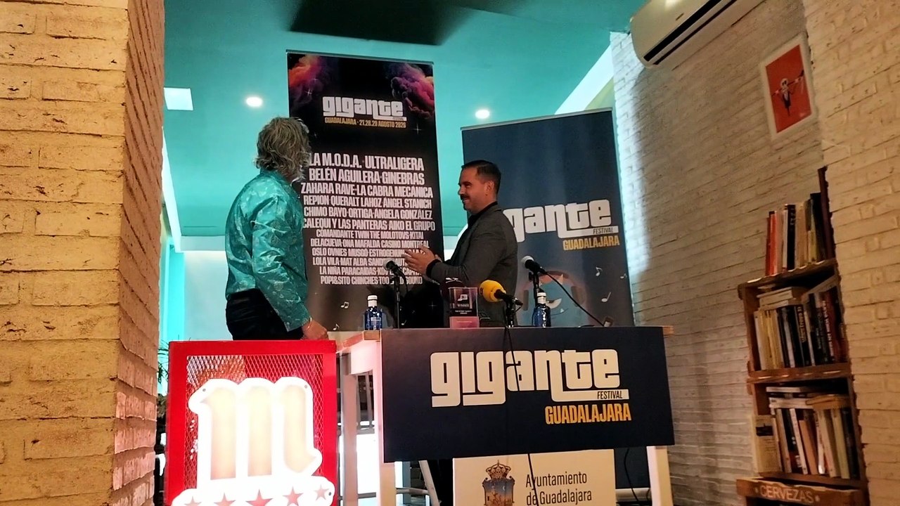 Presentación del XII Festival Gigante de Guadalajara.