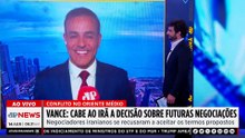 Vance diz que cabe ao Irã a decisão sobre futuras negociações