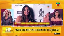 Pampita respondió a las críticas por lo que cobra en entrevistas