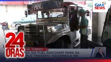 P10/L na fuel discount para sa public transportation, nagsimula na | 24 Oras