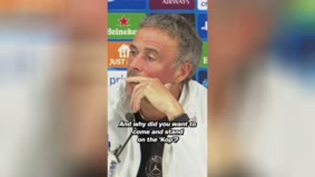 Enrique recalls 'special' day as a Liverpool fan