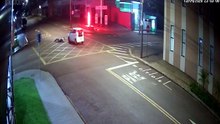 Câmeras flagram momento de acidente que deixou duas jovens feridas no Bairro Neva