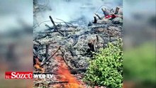 Makilik yangını büyümeden söndürüldü