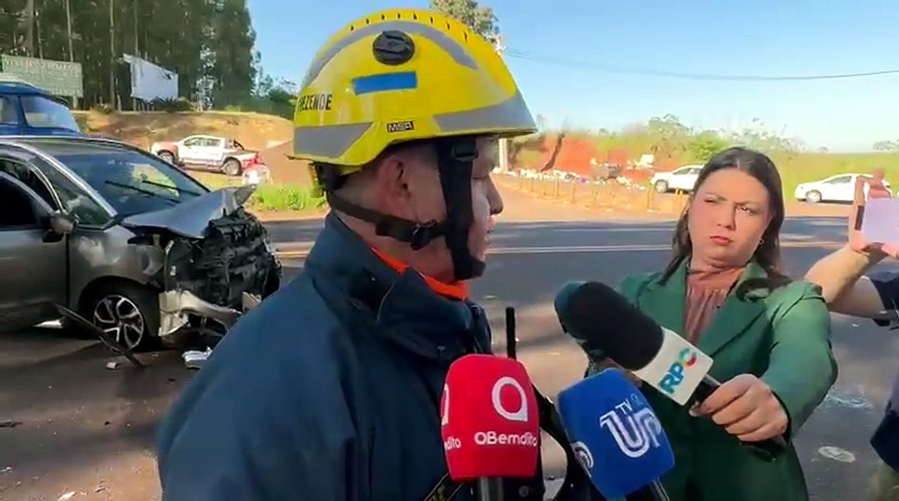 Quatro pessoas ficam feridas em colisão na PR-323, entre Umuarama e Lovat