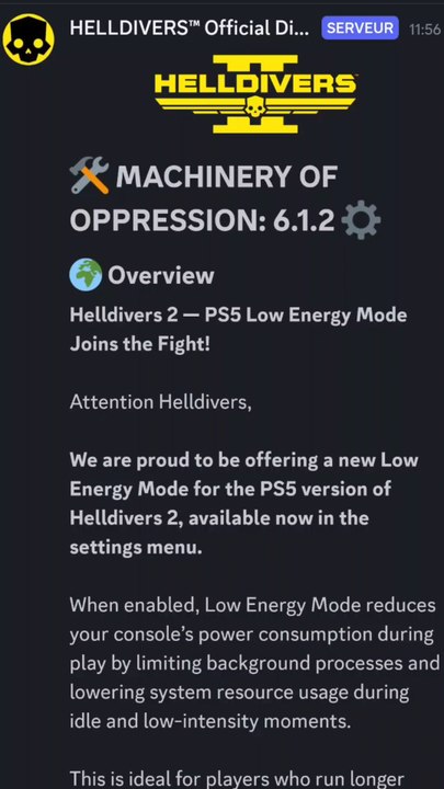 Helldivers 2 Nouvelle mise à jour Machine de l'oppression 6.1.2 #helldivers #playstation #gaming