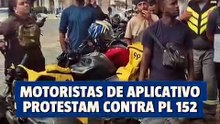 Motoristas de aplicativo se mobilizam contra PL 152