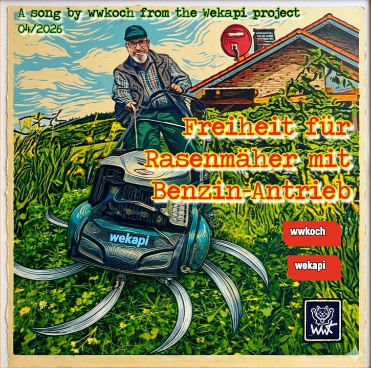 Rasenmäher mit Benzin Antrieb