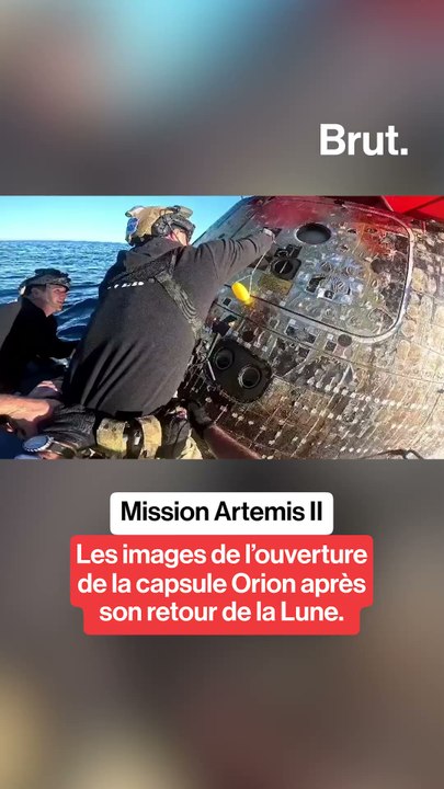 Mission Artemis II : les images de l’ouverture de la capsule Orion après son retour de la Lune.