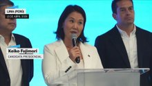 Fujimori: "Quiero expresar mi solidaridad con los ciudadanos a los cuales se les negó su derecho a votar"
