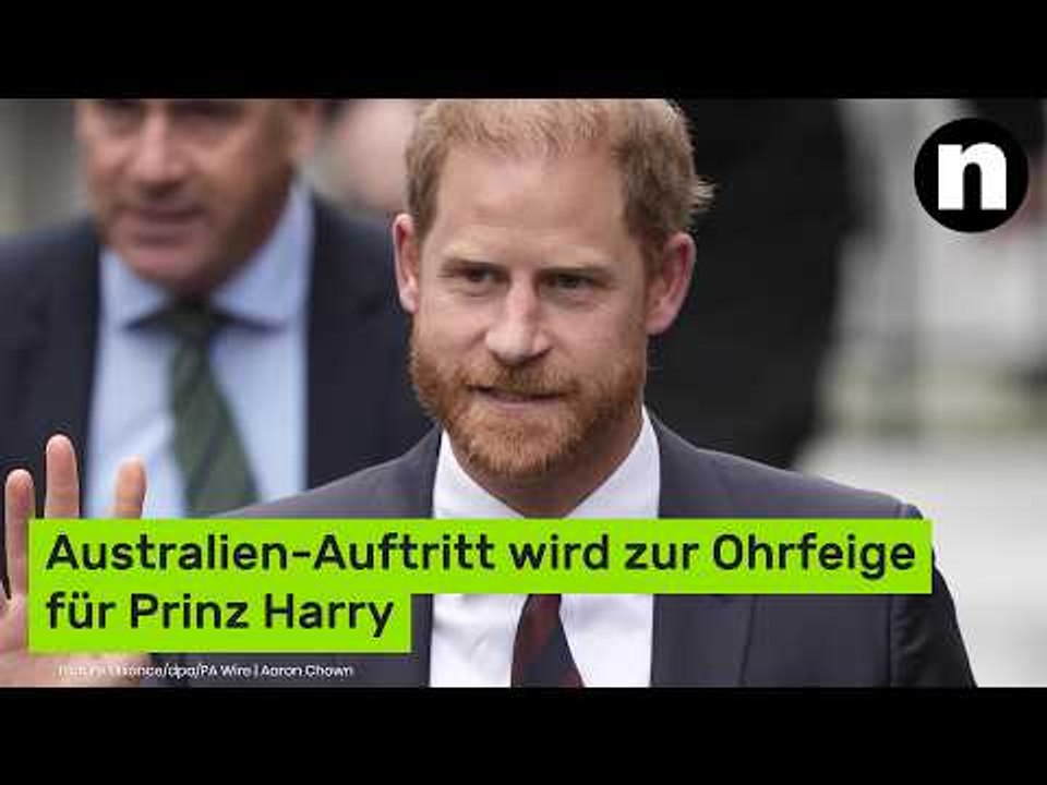 Prinz Harry: Australien-Auftritt wird zur Ohrfeige für den Herzog von Sussex