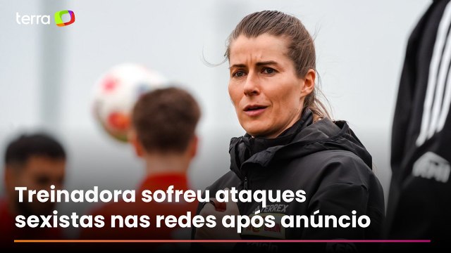 Clube divulga imagens de Marie-Louise Eta, 1ª mulher a comandar time nas top 5 ligas europeias