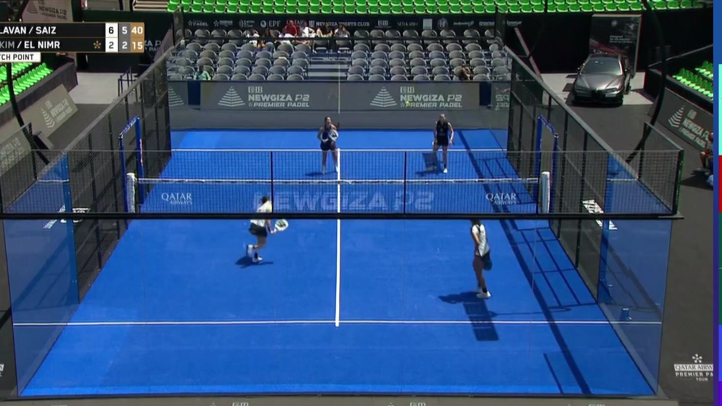 الثنائي المصري مورا حكيم وليلى النمر يغادر منافسات بطولة نيو جيزة