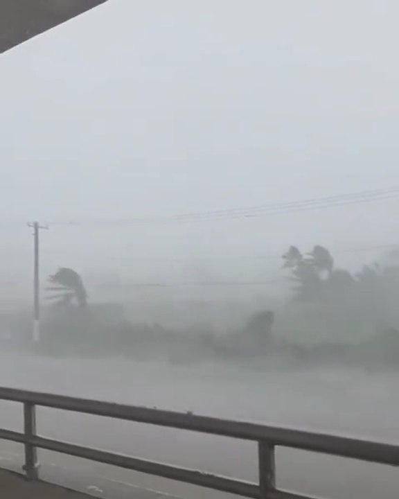 Powerful Typhoon Sinlaku Slams Saipan | Northern Mariana Islands Hit by Severe Storm 🌪️