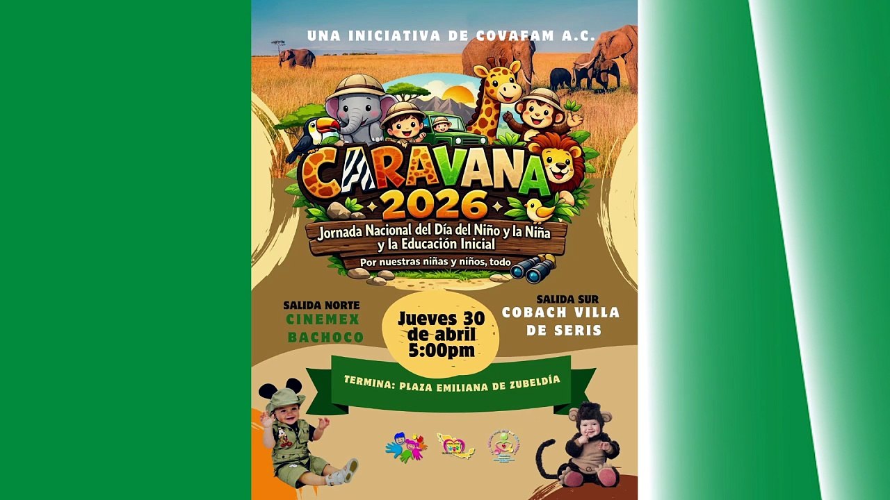 Séptima Caravana del Día del Niño en Hermosillo: Fecha horario y ruta completa