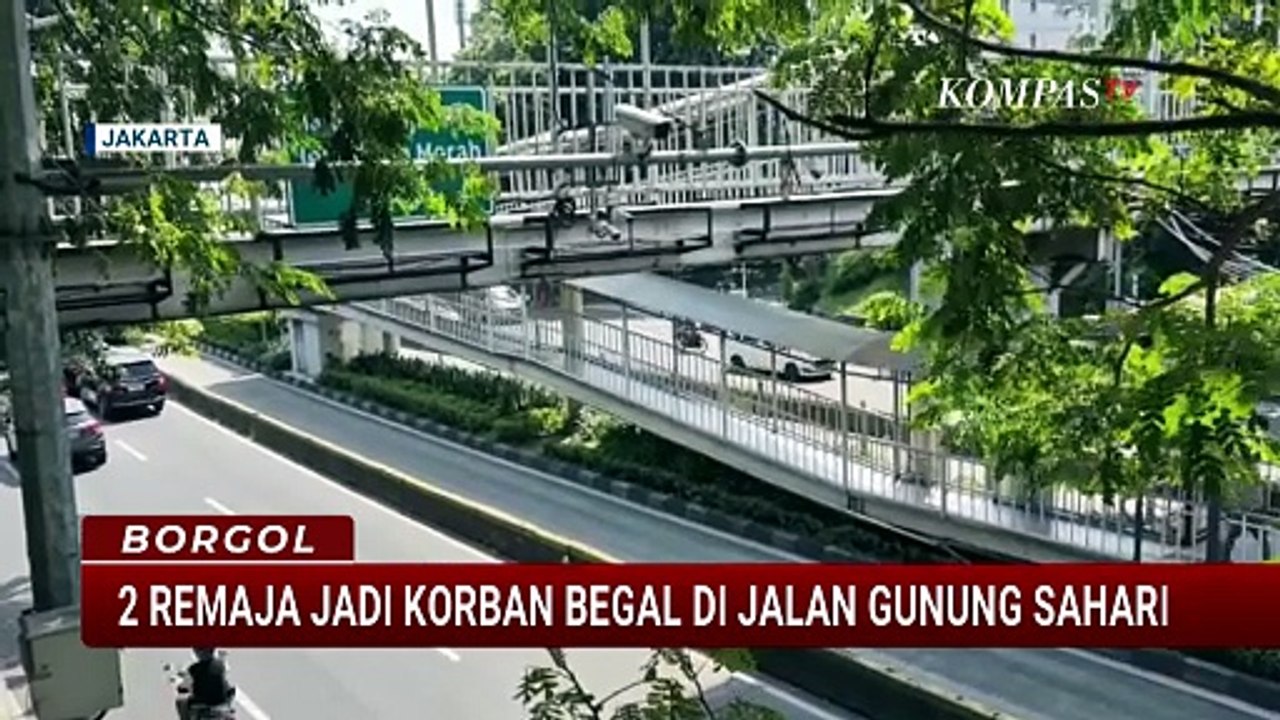 Terekam CCTV! Detik-Detik 2 Remaja Jadi Korban Begal di Jalan Gunung Sahari Jakpus | BORGOL