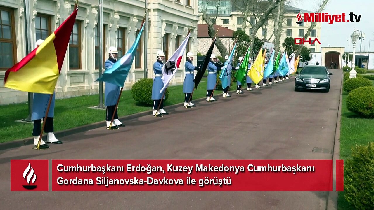 Cumhurbaşkanı Erdoğan Kuzey Makedonya Cumhurbaşkanı Gordana Siljanovska-Davkova ile görüştü