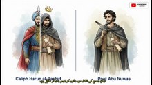 Abu Nowas With the Three Boys and the Caliph Harun al-Rashid (Nights 382–383)