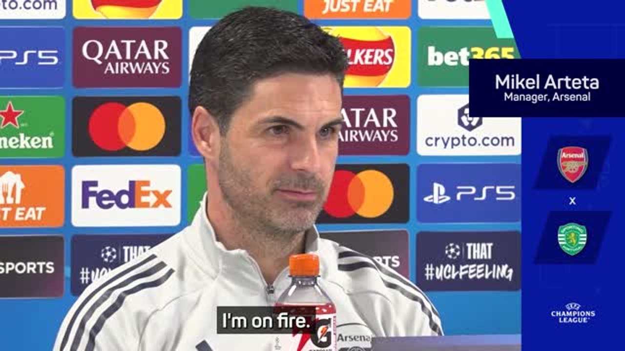 Arteta 'on 'fire' over Arsenal bottling claims