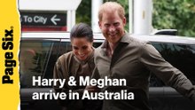 Prince Harry and Meghan Markle arrive in Australia for private visit