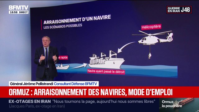 Blocus du détroit d'Ormuz: l'arraisonnement d'un navire, les scénarios possibles
