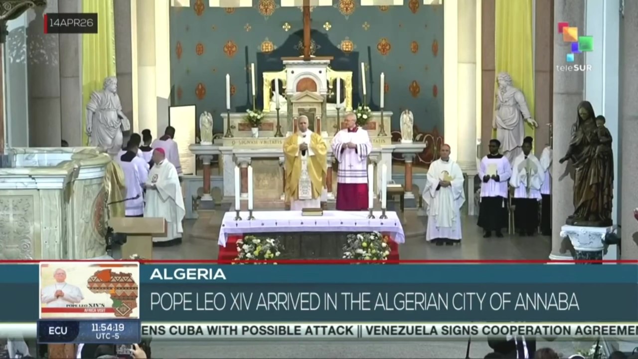 Algeria | Pope Leo XIV arrived at the Algerian city of Annaba